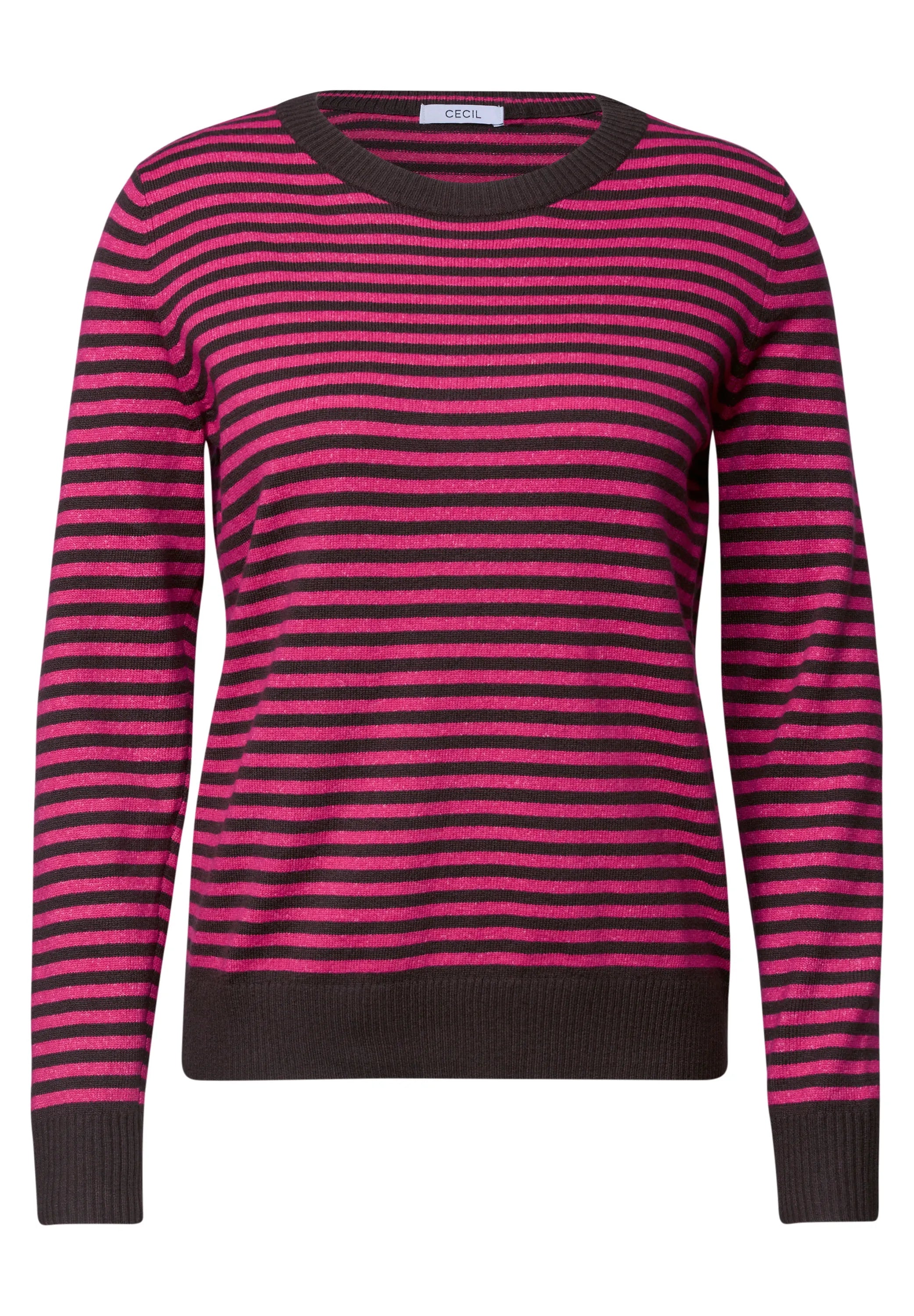 Strickpullover gestreift