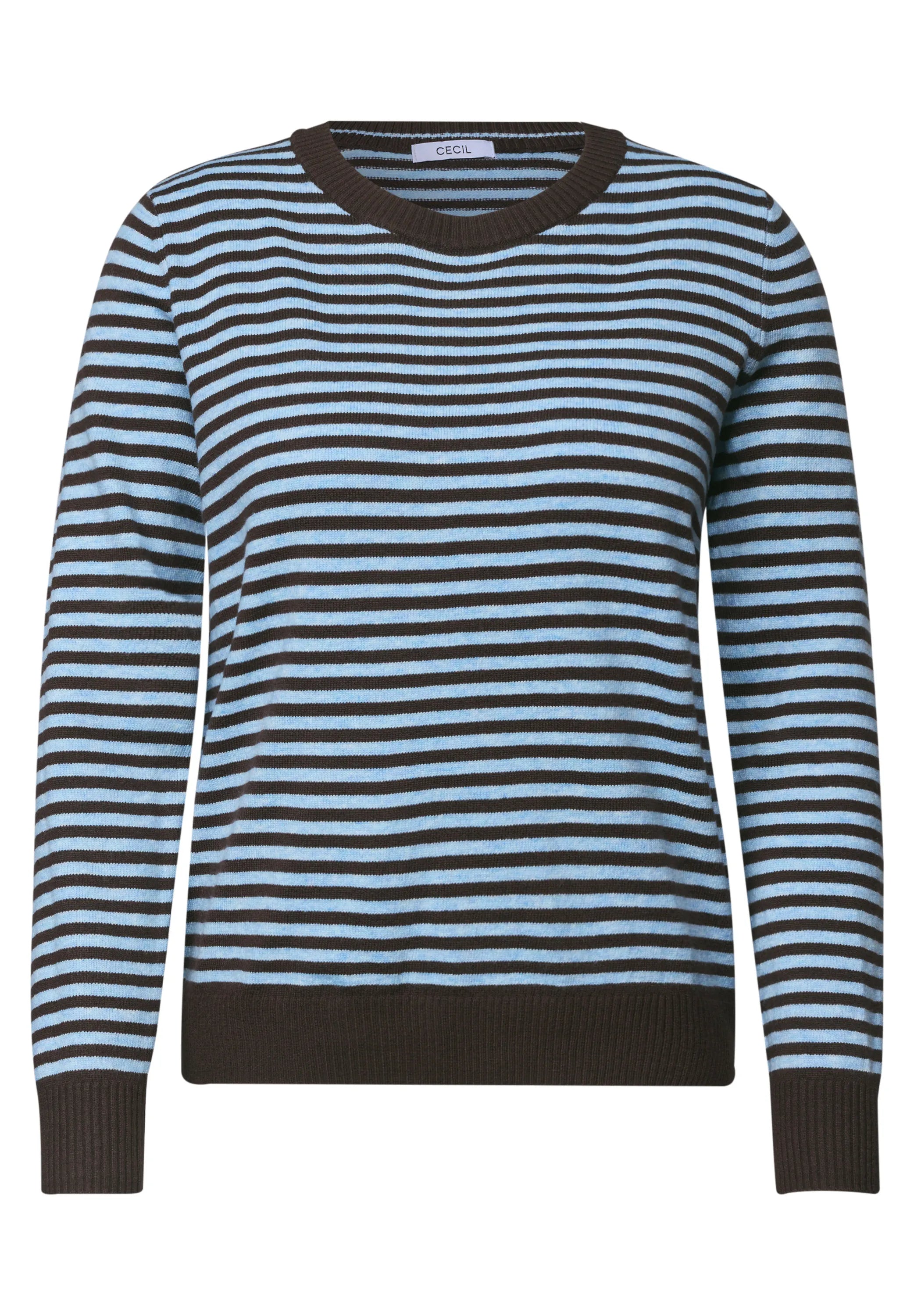 Strickpullover gestreift