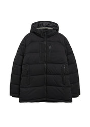 Steppjacke mit abnehmbarer Kapuze
