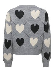 Strickjacke mit Knopfleiste