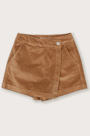 Cord-Skorts Mini aus Baumwolle