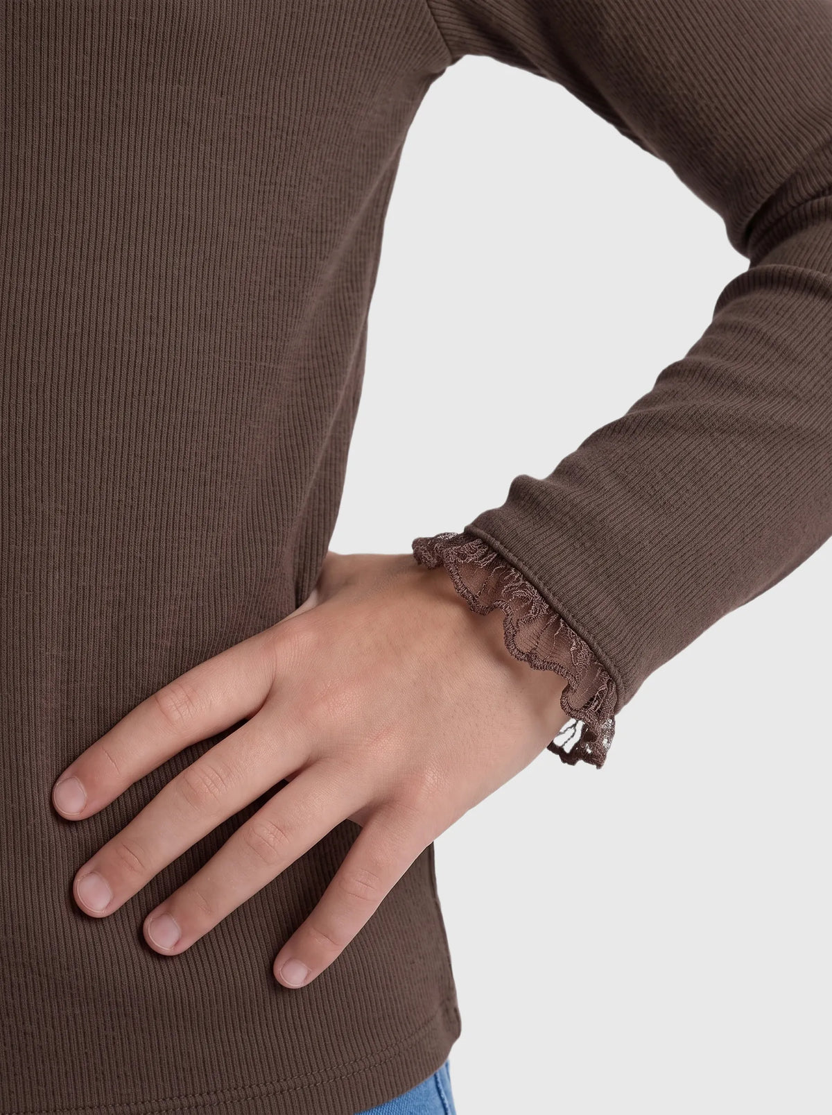 Langarmshirt aus Baumwolle