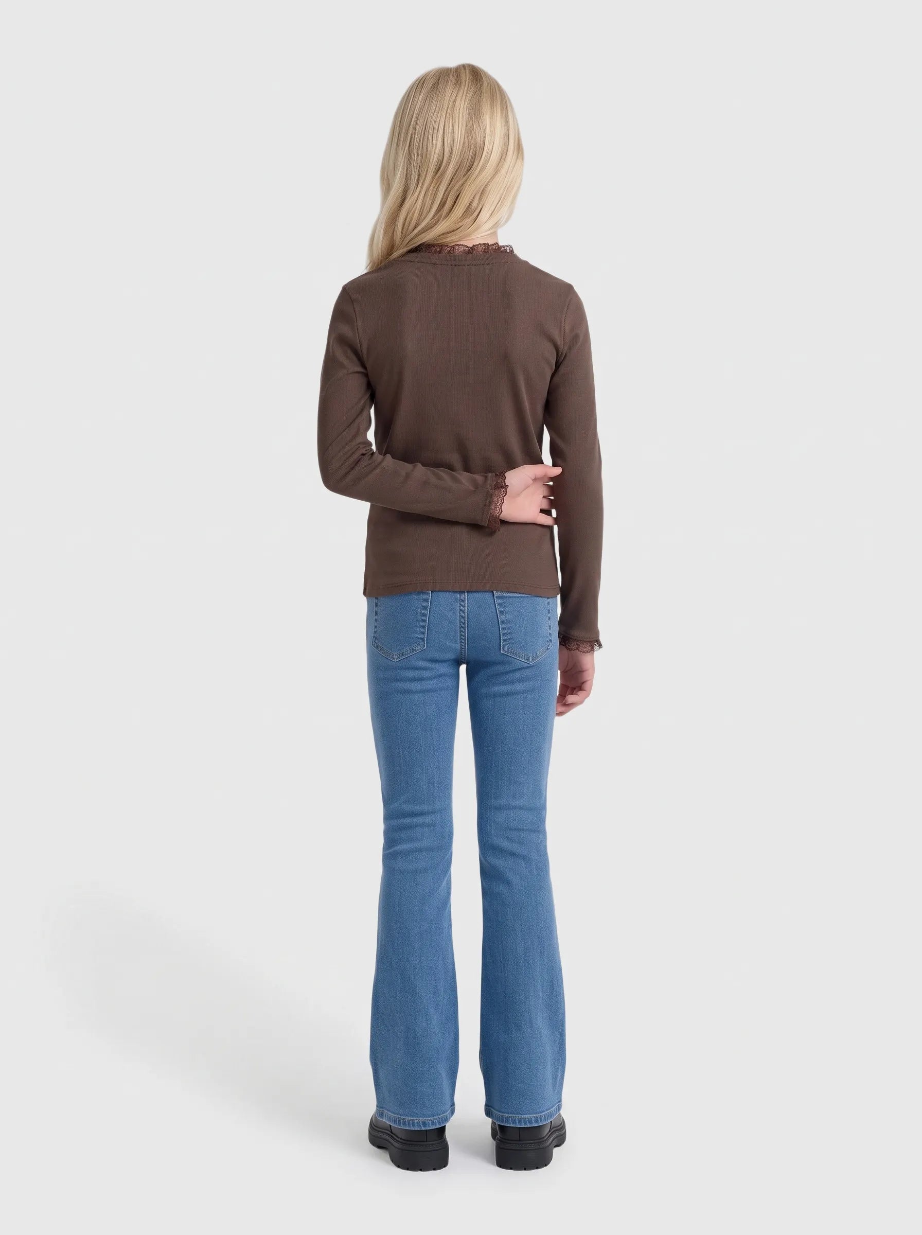 Langarmshirt aus Baumwolle