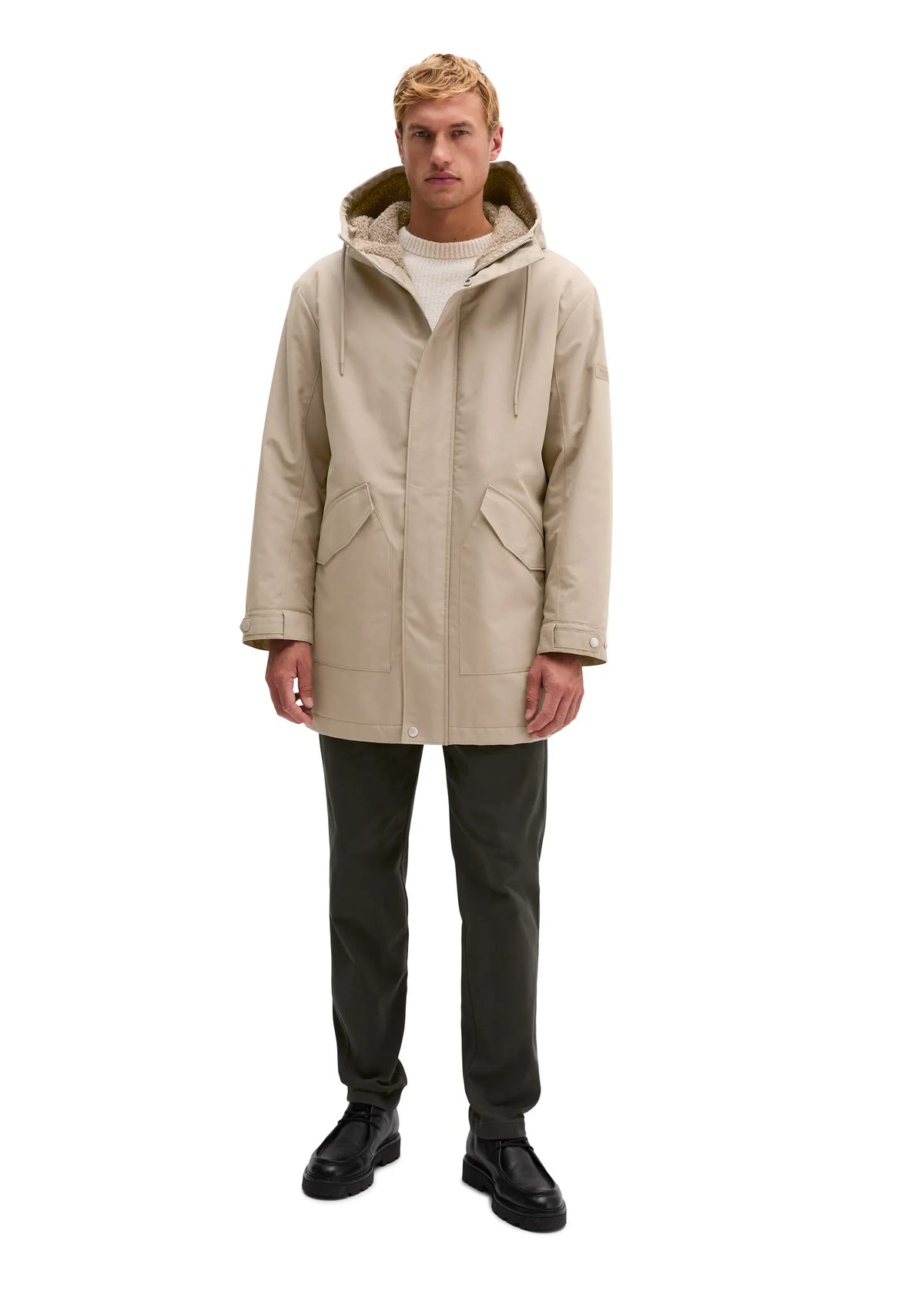 Winterjacke aus Baumwolle
