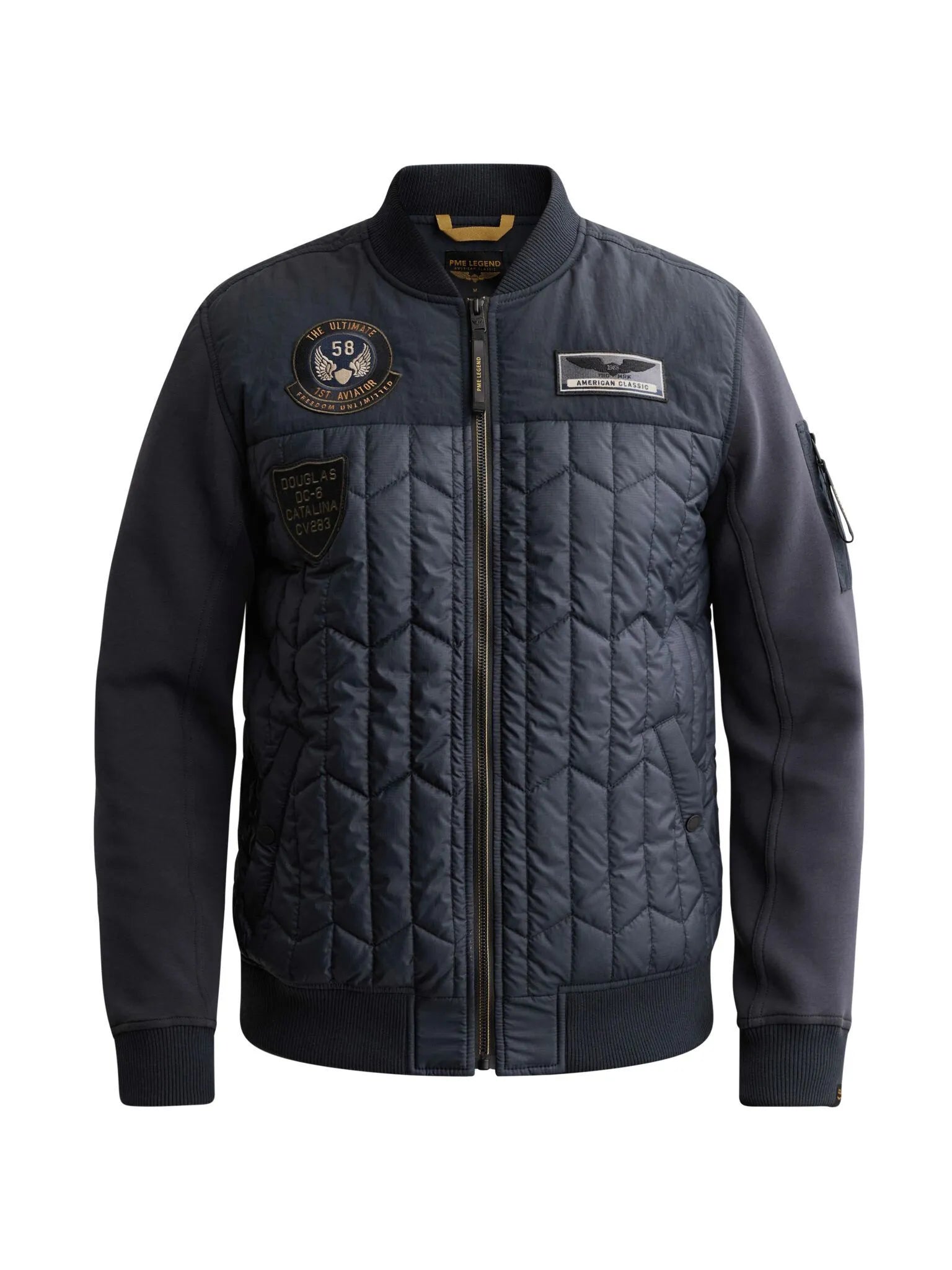 Bomberjacke mit Stehkragen