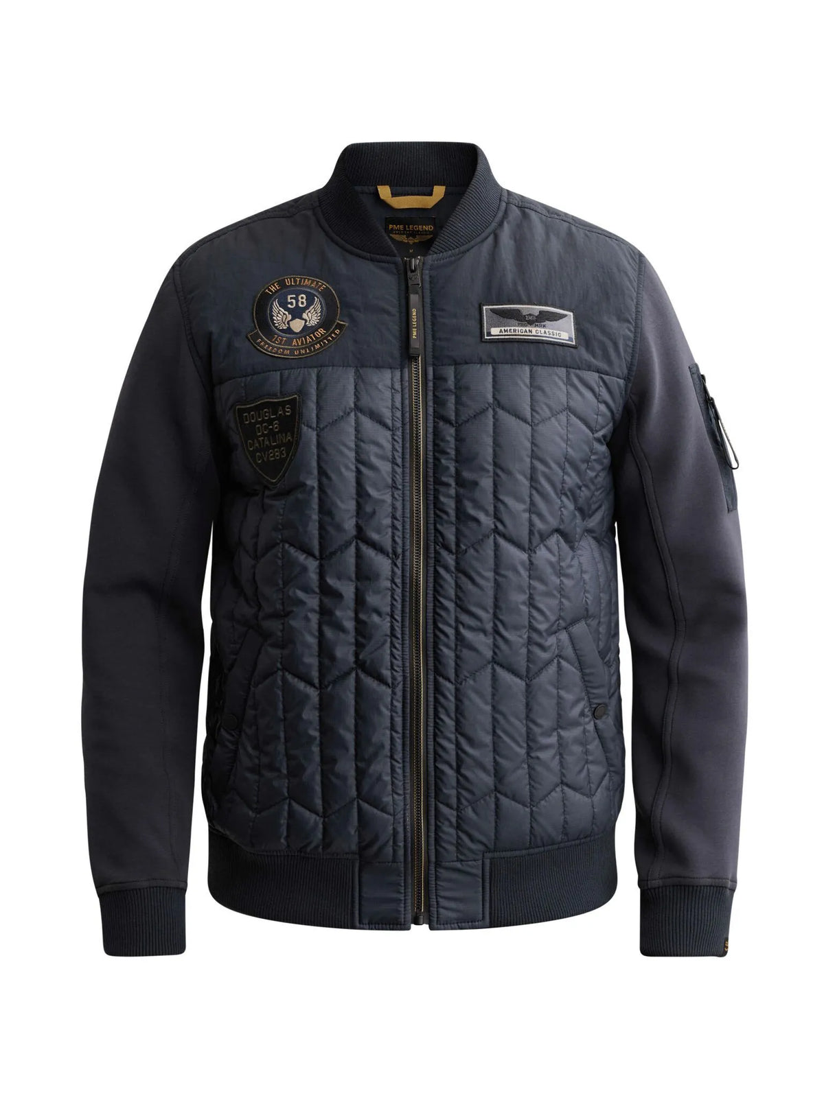 Bomberjacke mit Stehkragen