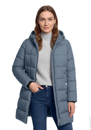 Daunen Steppjacke mit Kapuze
