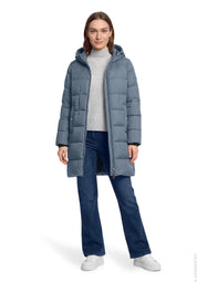 Daunen Steppjacke mit Kapuze