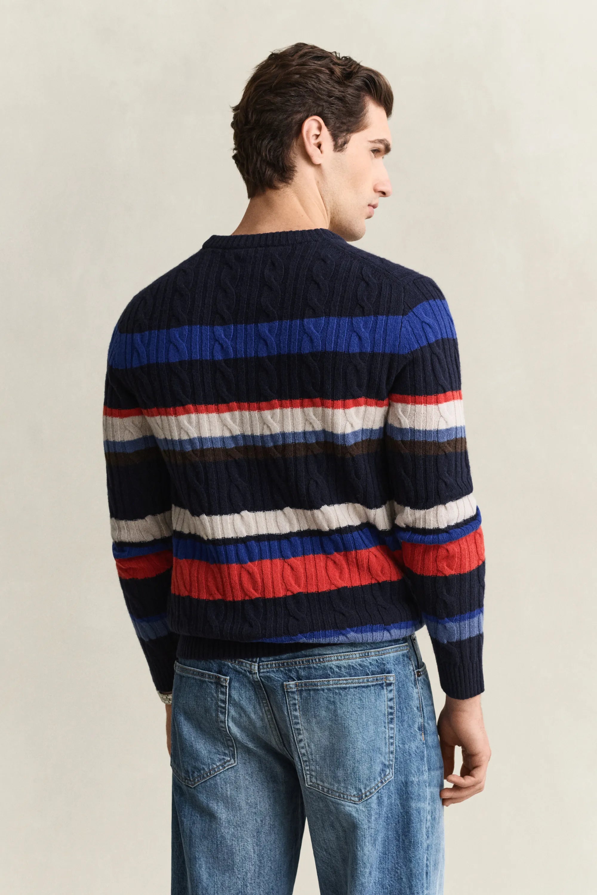 Strickpullover aus Wolle