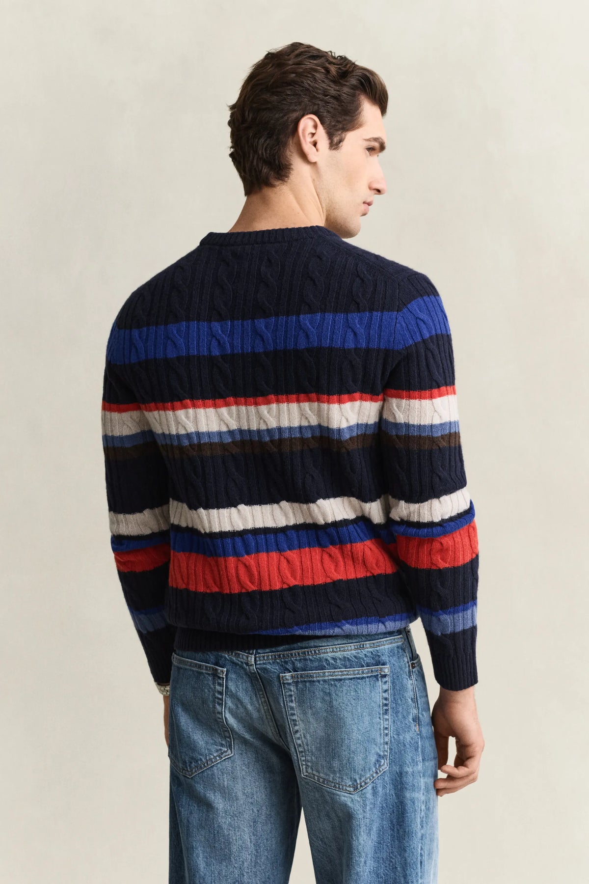 Strickpullover aus Wolle