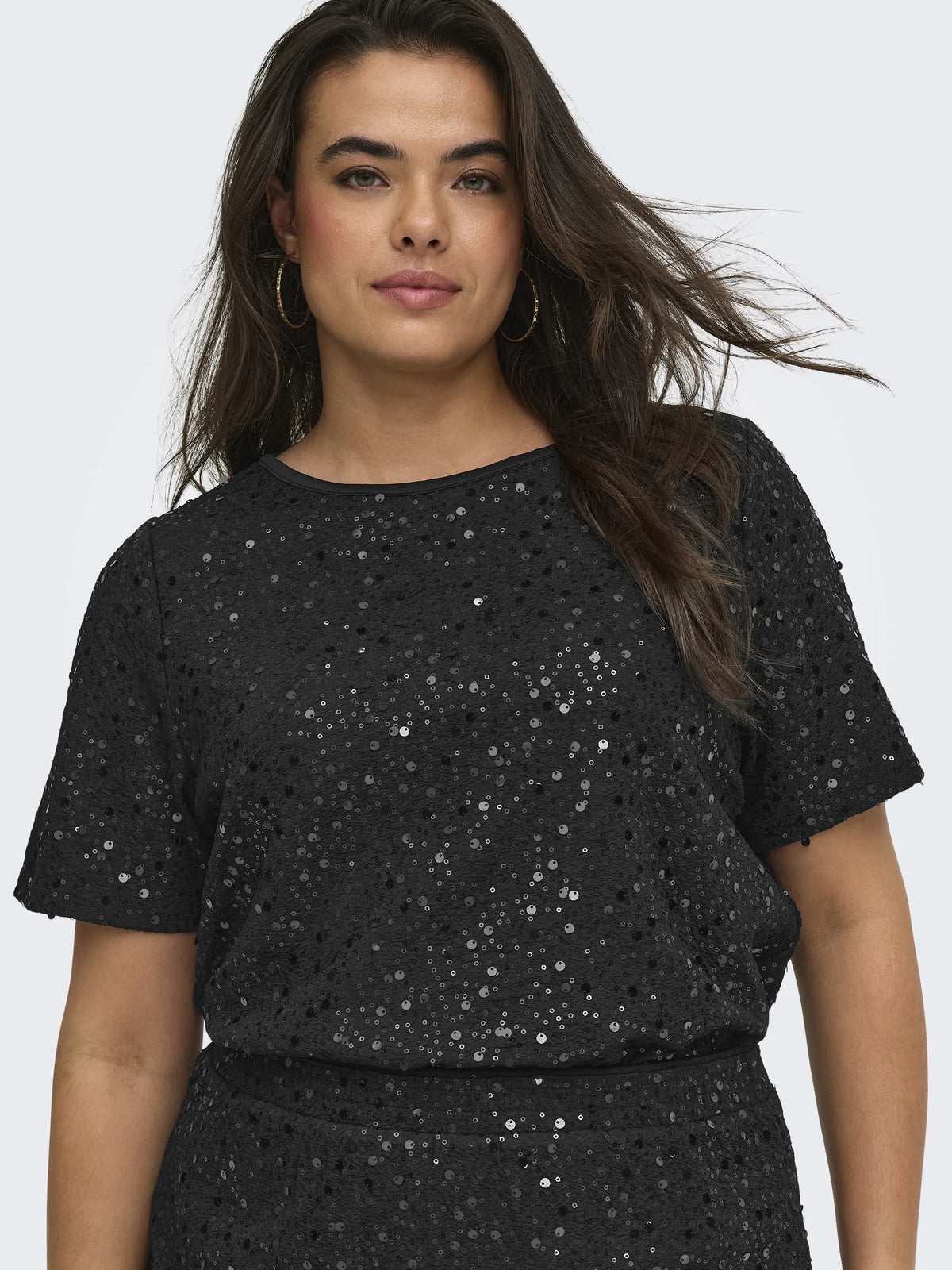 T-Shirt CARWHAM mit Pailletten