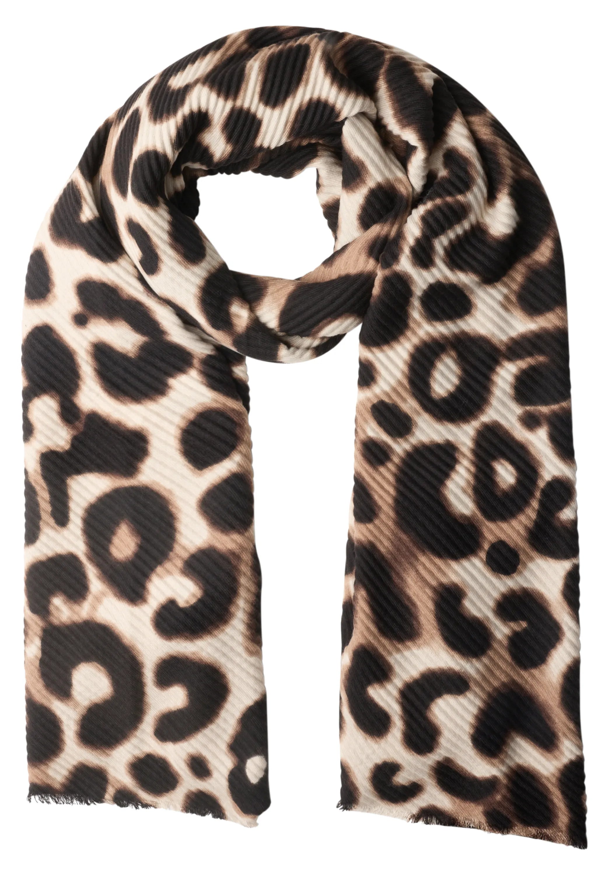 Schal mit Leopardenmuster