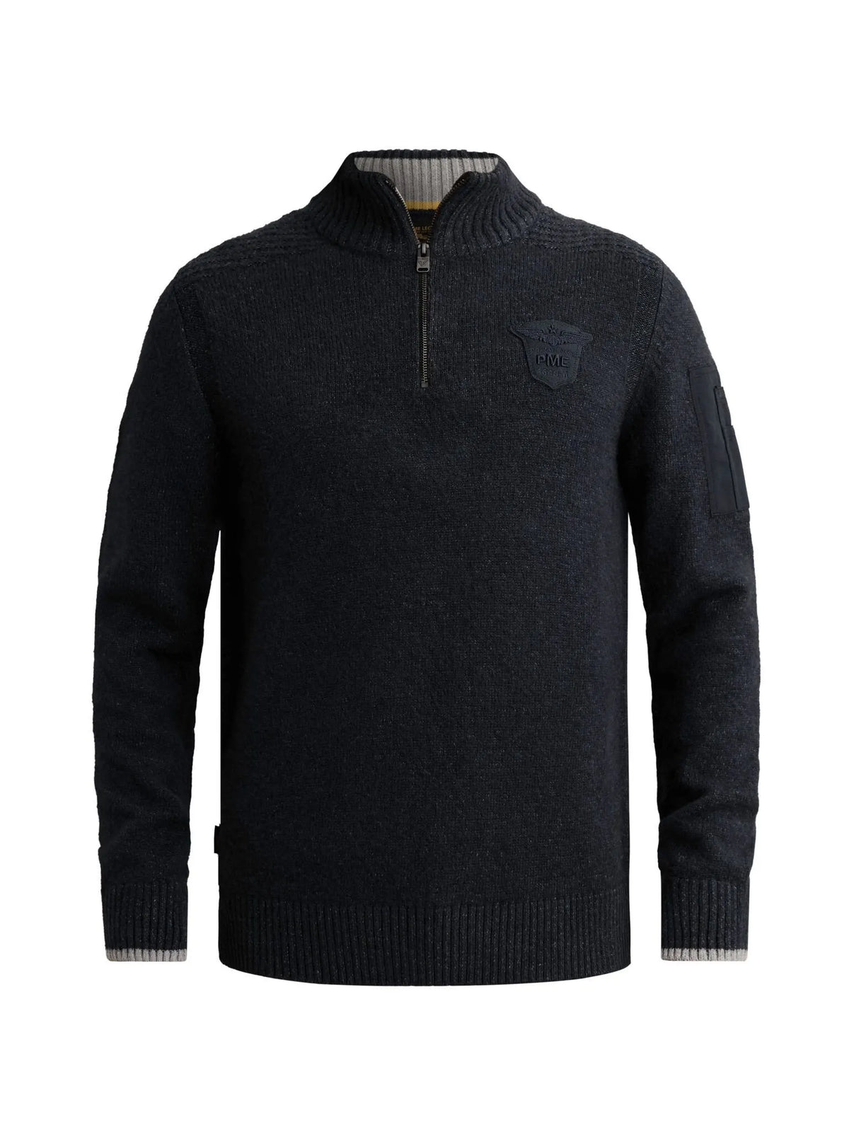 Strickpullover mit Logostick