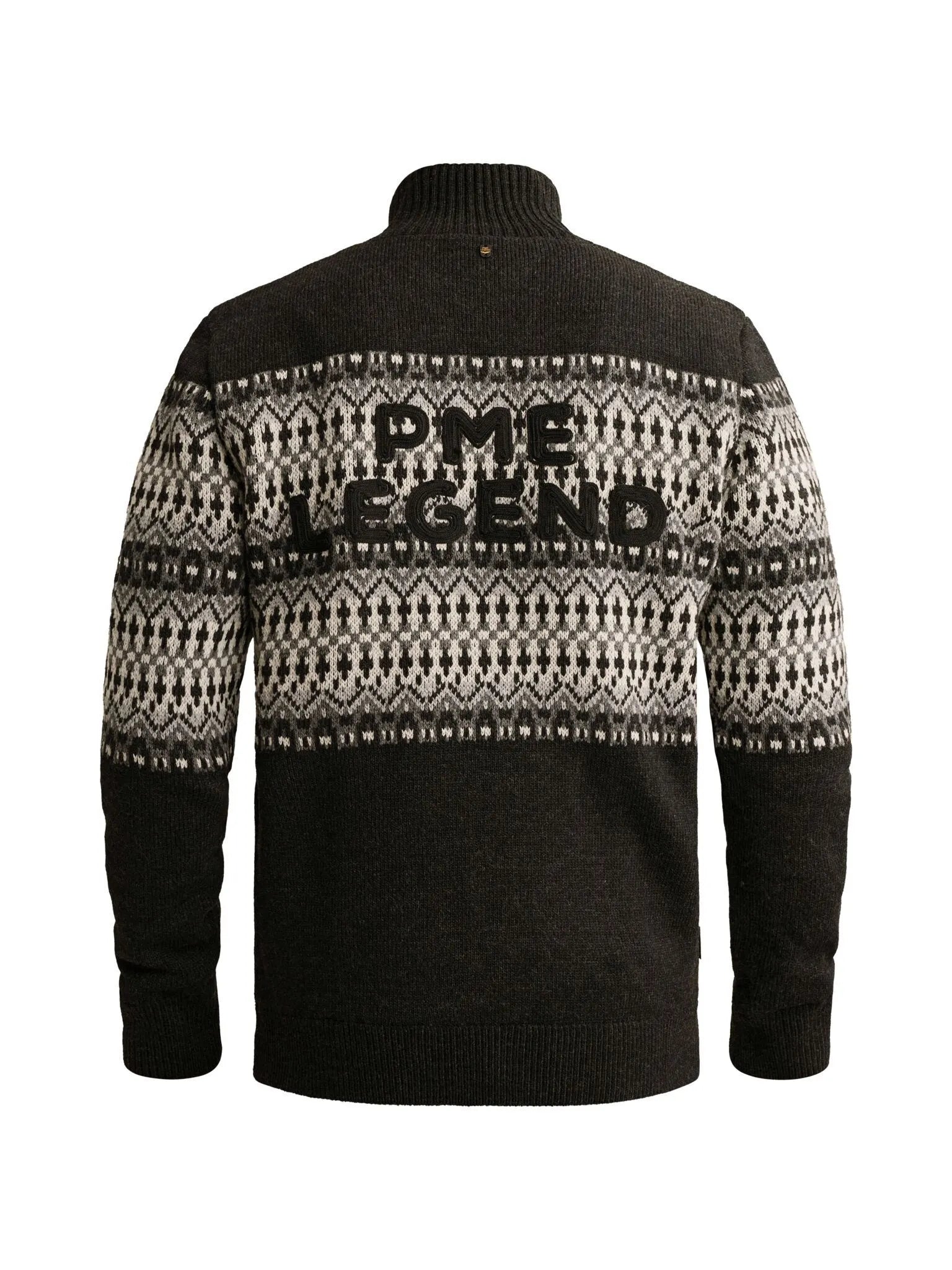 Strickjacke mit Stehkragen