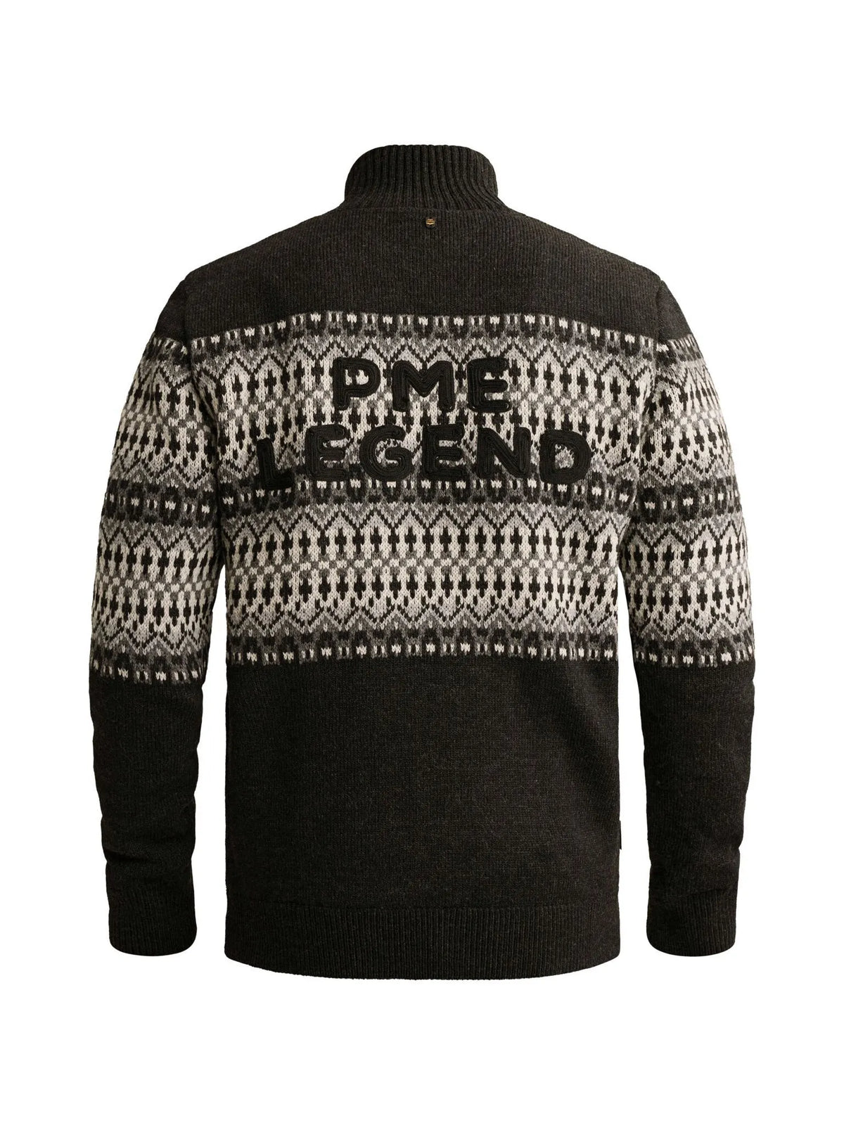 Strickjacke mit Stehkragen