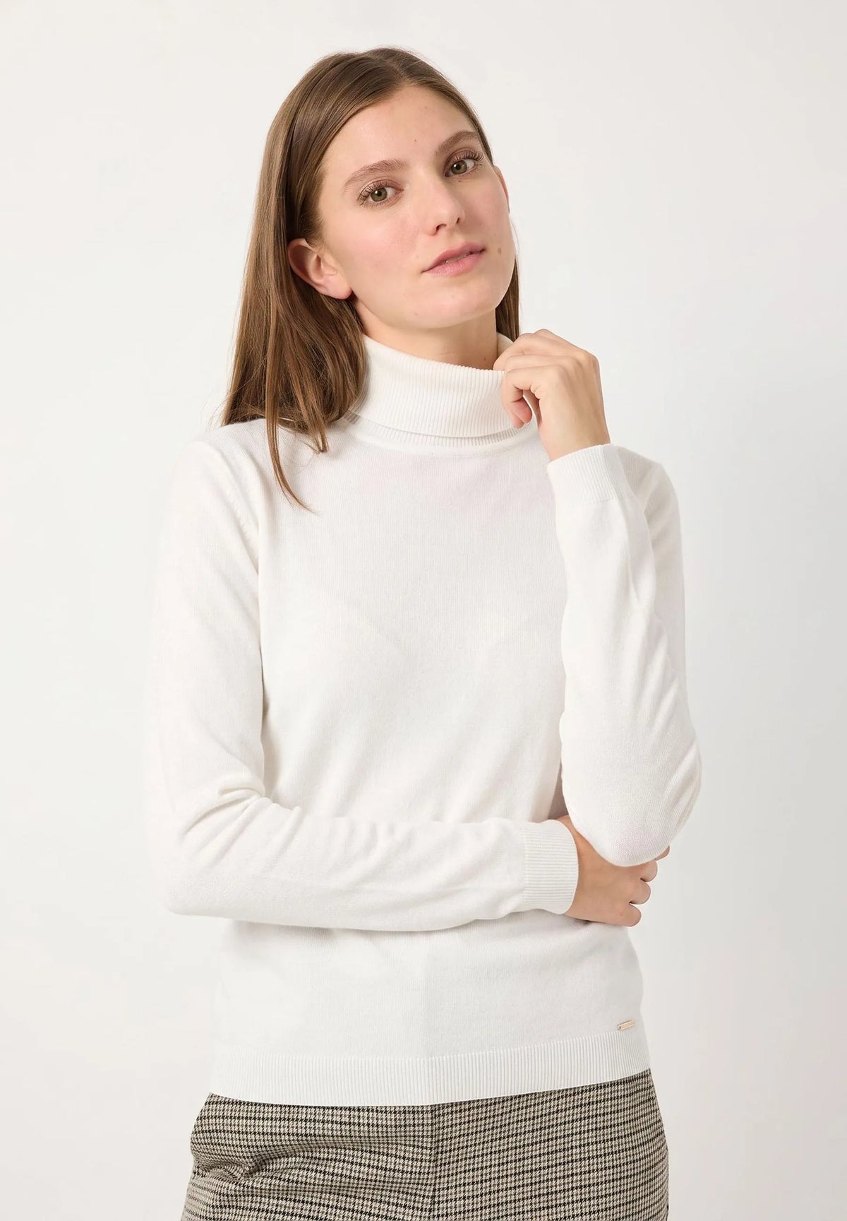 Strickpullover aus Viskosemix