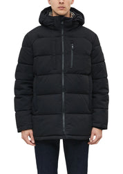 Steppjacke mit abnehmbarer Kapuze