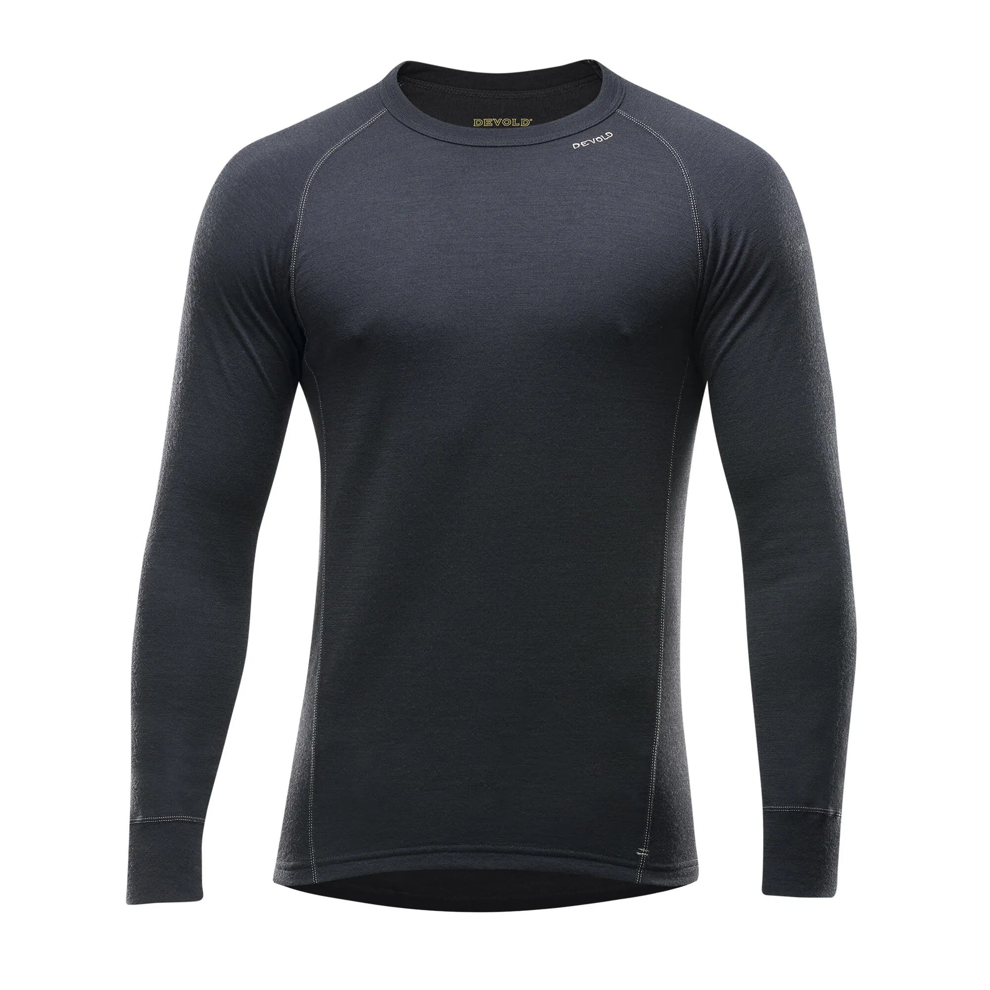 Langarmshirt aus Merinowolle-Mix