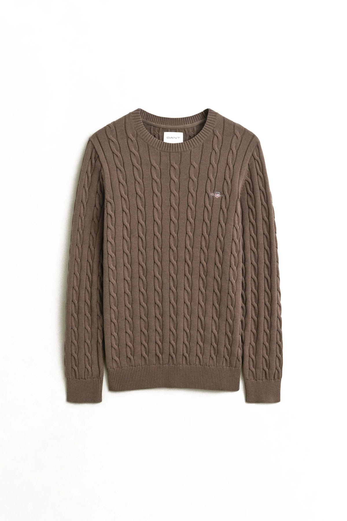 Strickpullover mit Zopfmuster