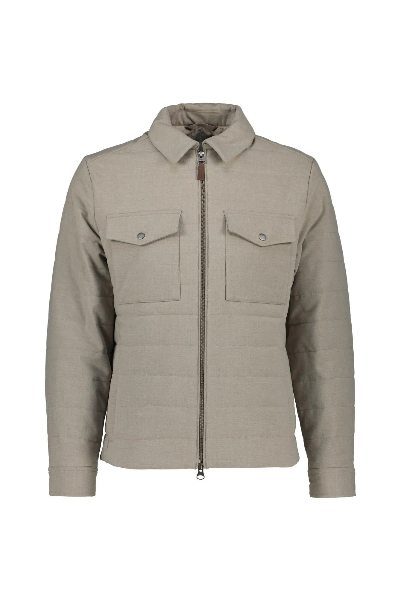 Steppjacke mit aufliegendem Kragen