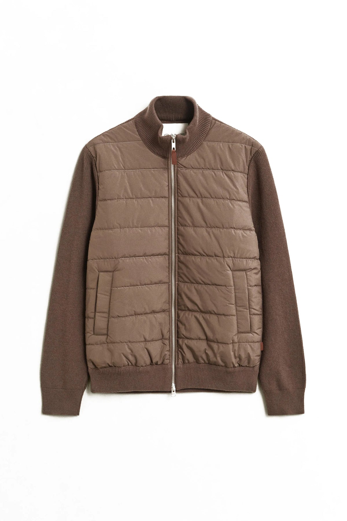 Hybridjacke aus Wollmix