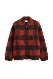 Fleecejacke mit Stehkragen