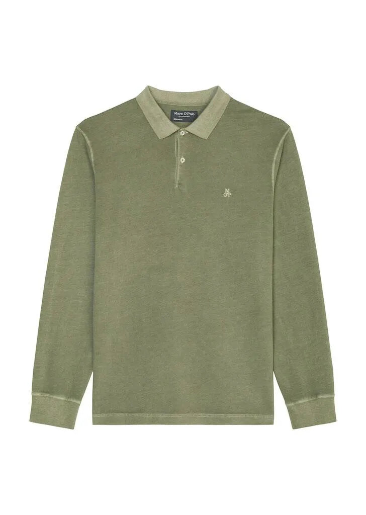Sweatshirt mit Polokragen
