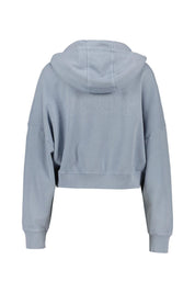 Sweatshirtjacke oversized aus Baumwolle