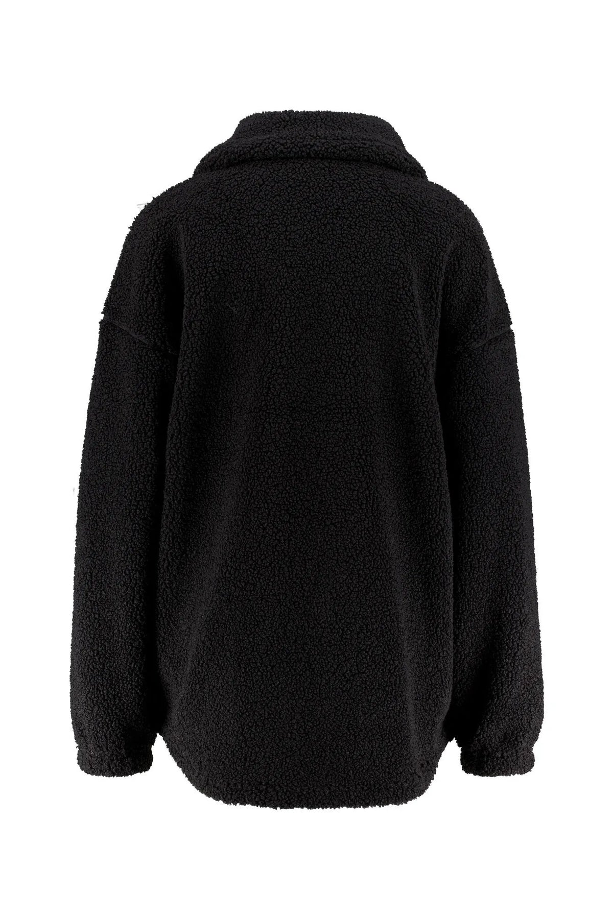 Teddy-Jacke mit Stehkragen