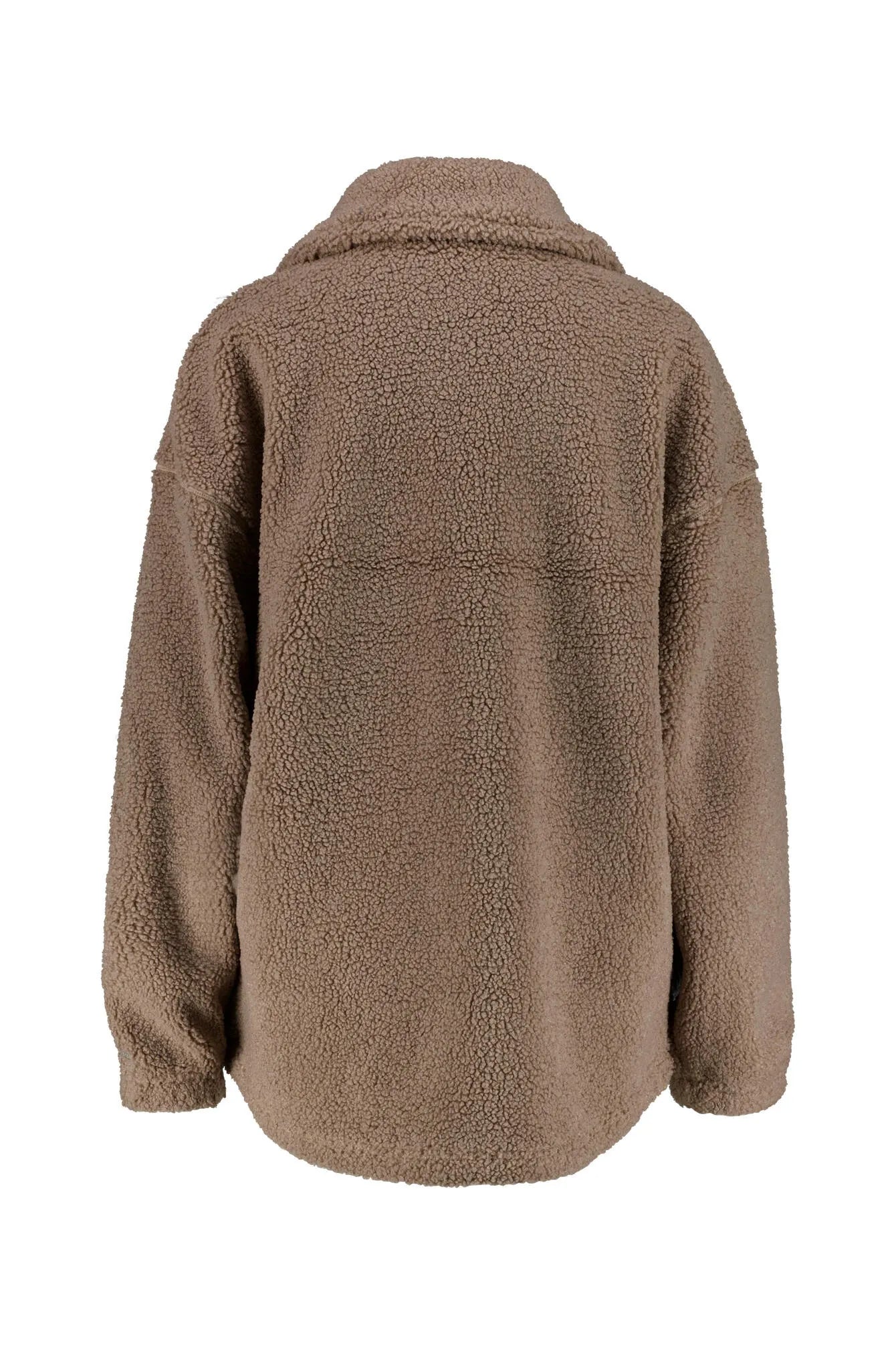 Fleecejacke mit Stehkragen