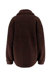 Teddy-Jacke mit Stehkragen