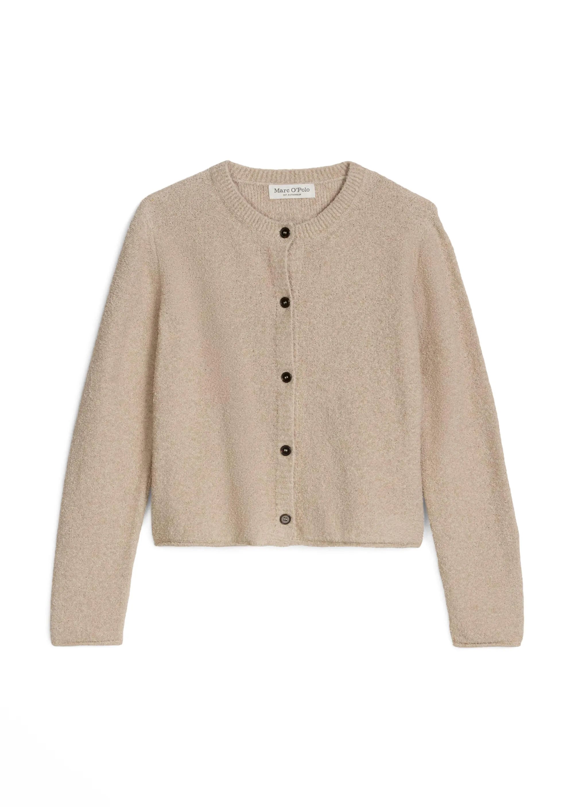 Strickcardigan aus Baumwollmix