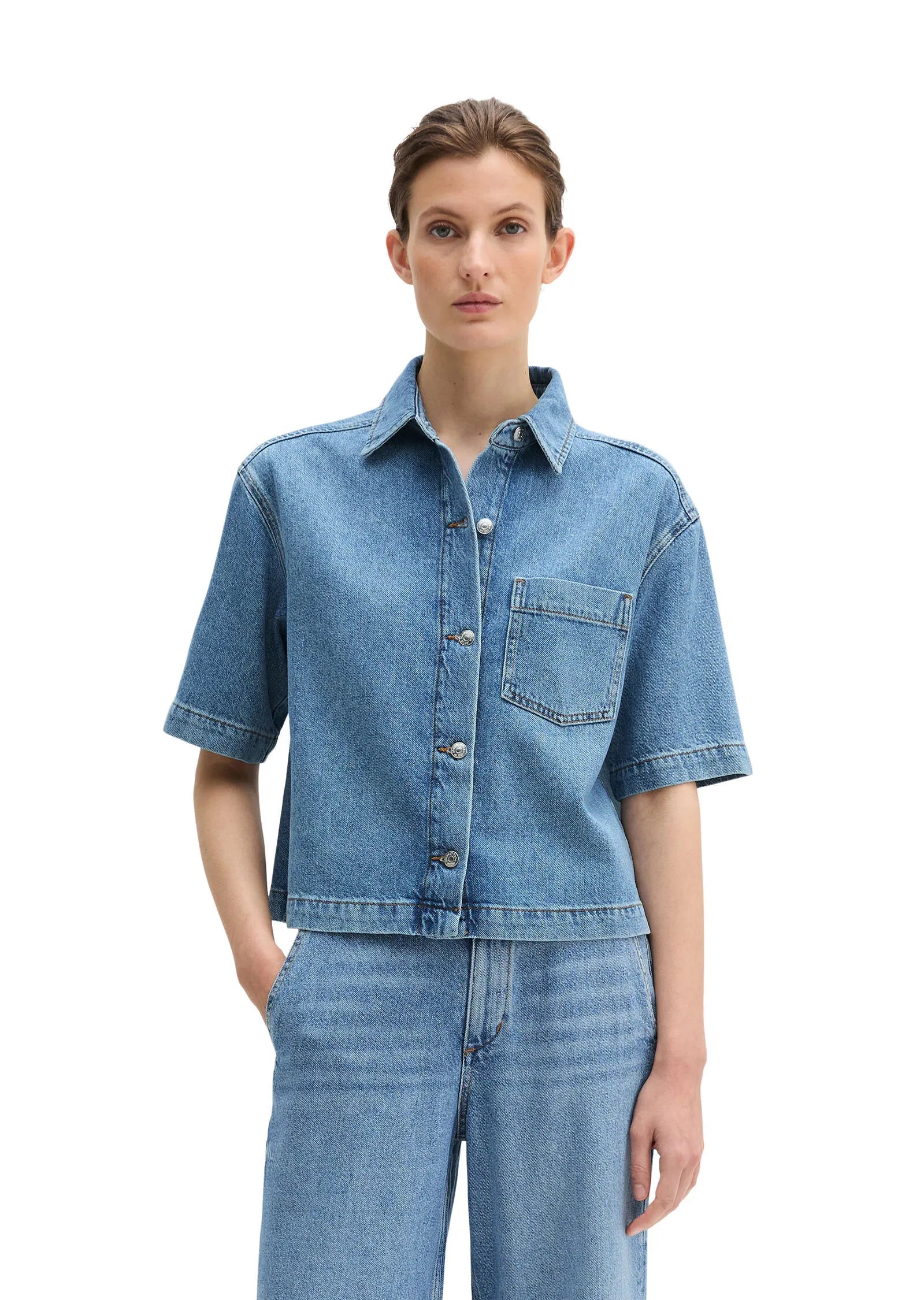 Jeansbluse Relaxed Fit
