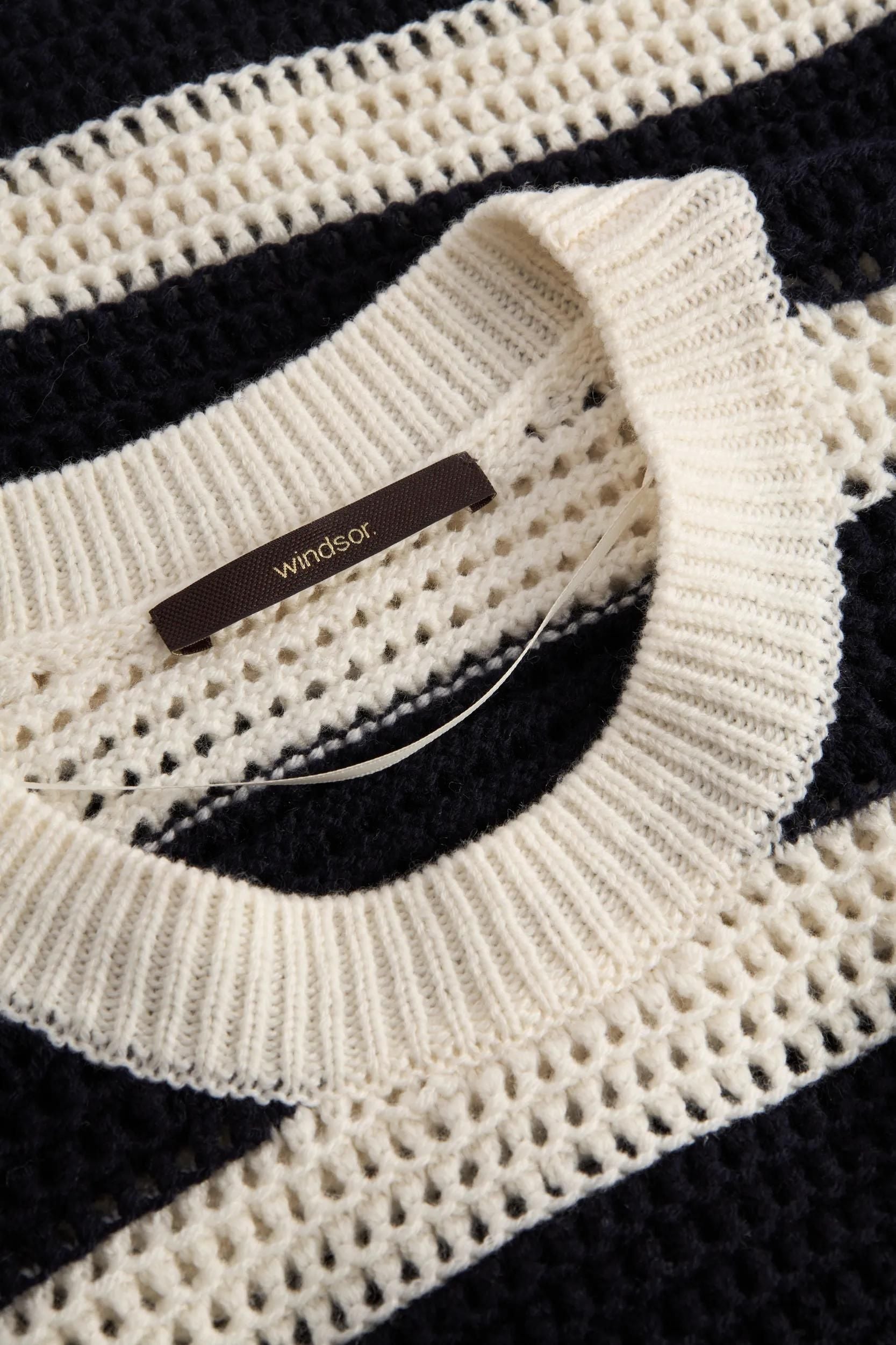Strickpullover aus Schurwollmix