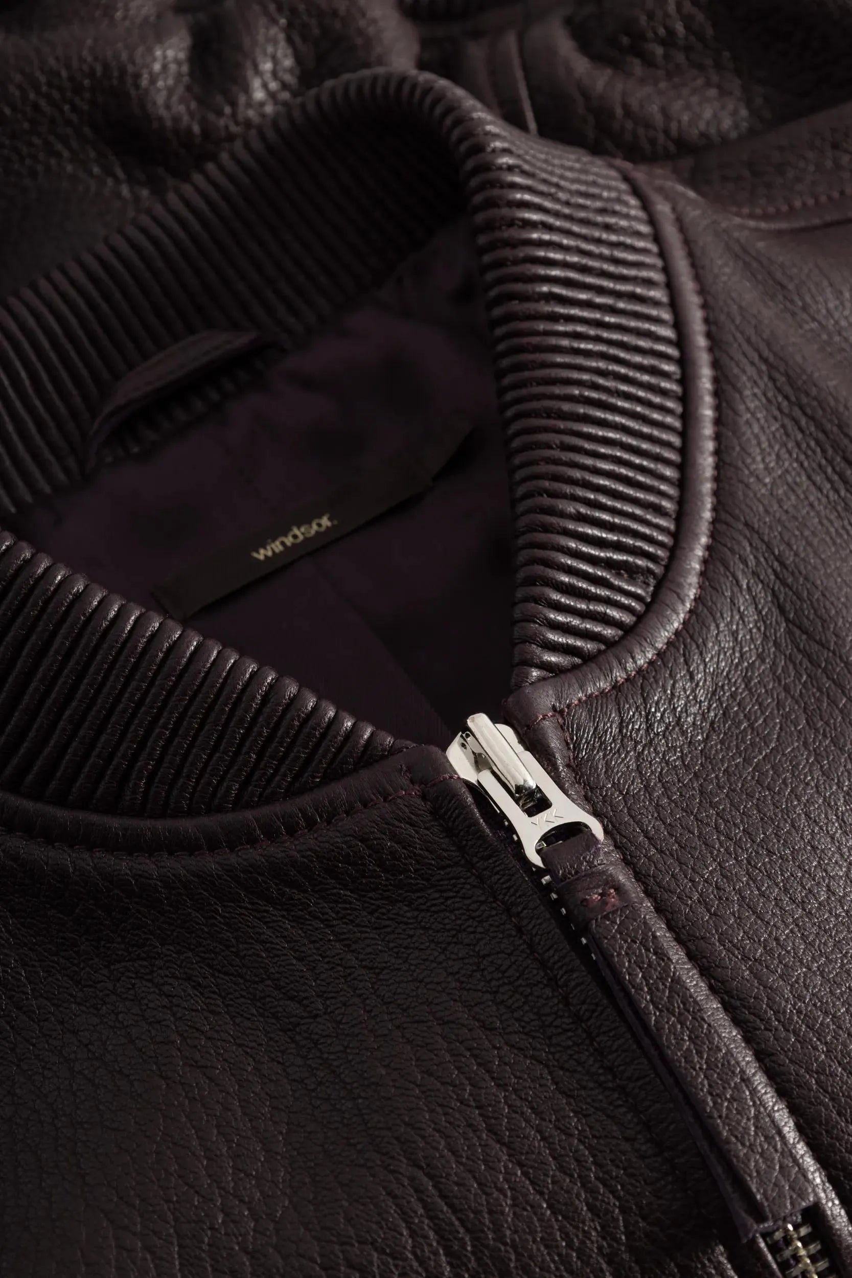 Lederjacke Regular Fit