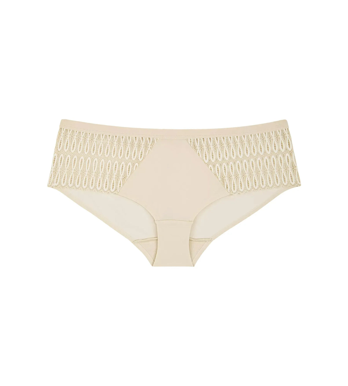 Maxi-Slip mit Spitzendetails
