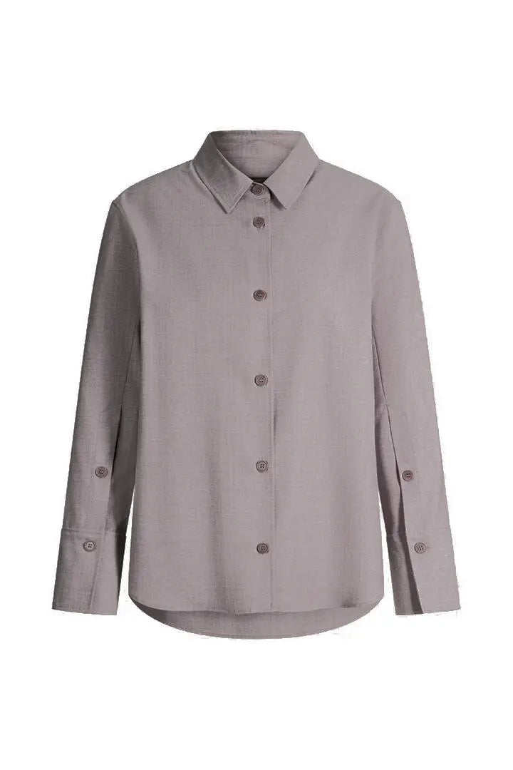 Bluse Regular Fit aus Schurwolle