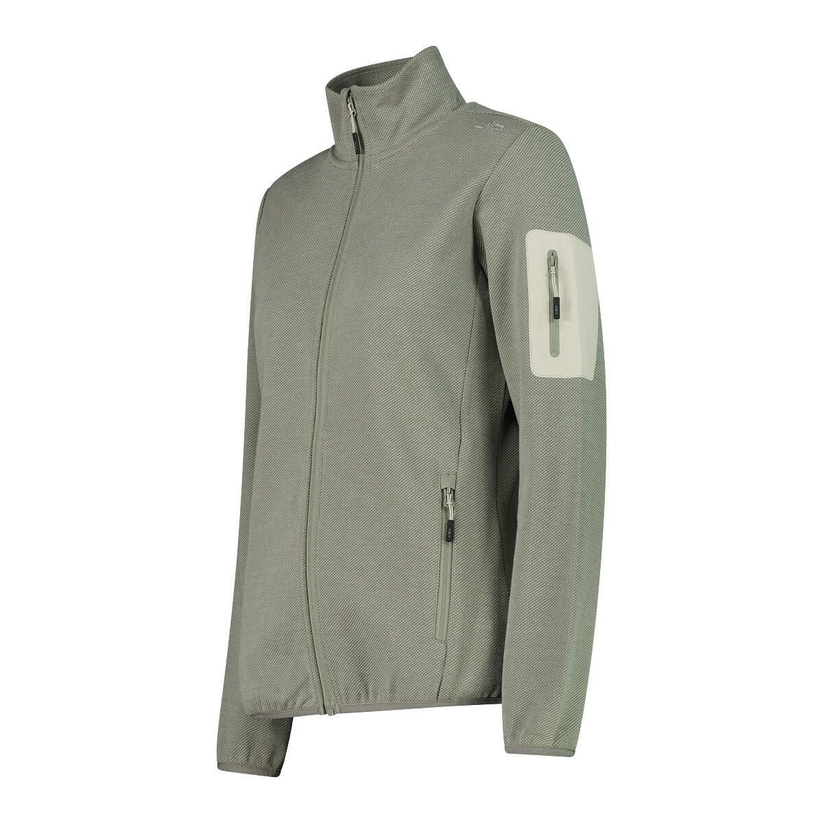 Fleecejacke mit Stehkragen