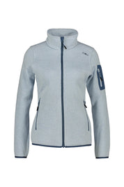 Fleecejacke mit Stehkragen