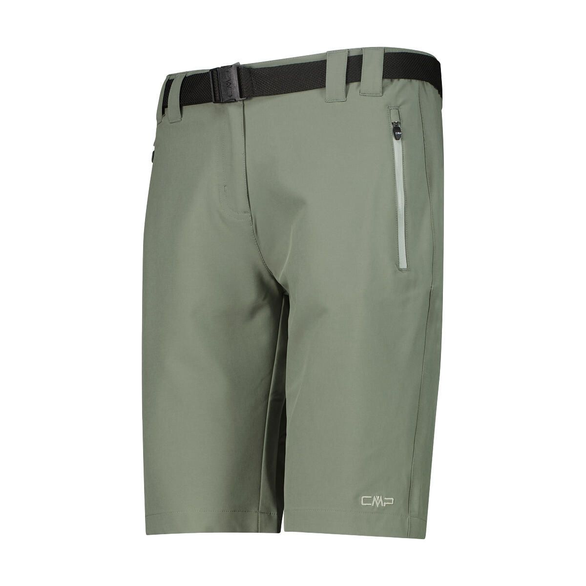 Bermuda Shorts mit Gürtel