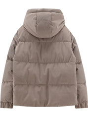 Winterjacke in Cord-Optik