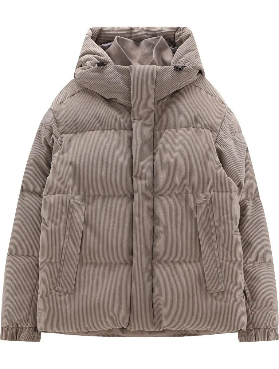 Winterjacke in Cord-Optik