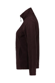 Fleecejacke mit Stehkragen
