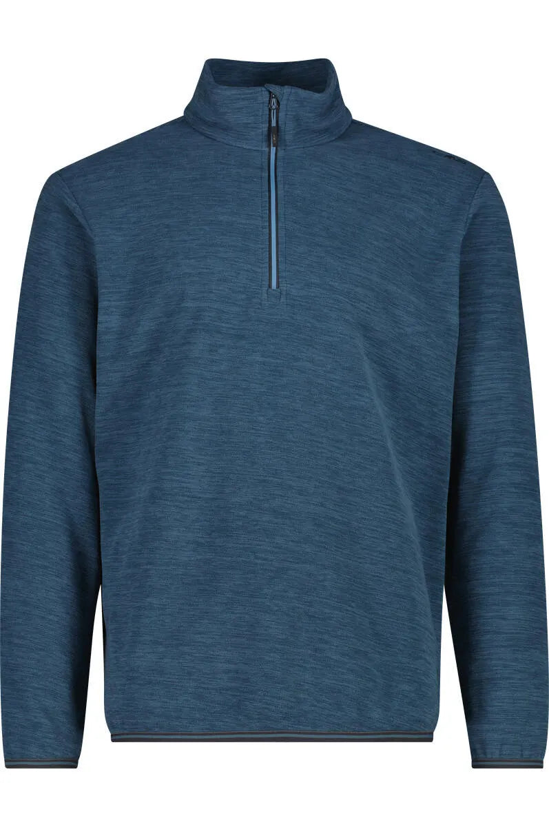 Fleecepullover mit Stehkragen
