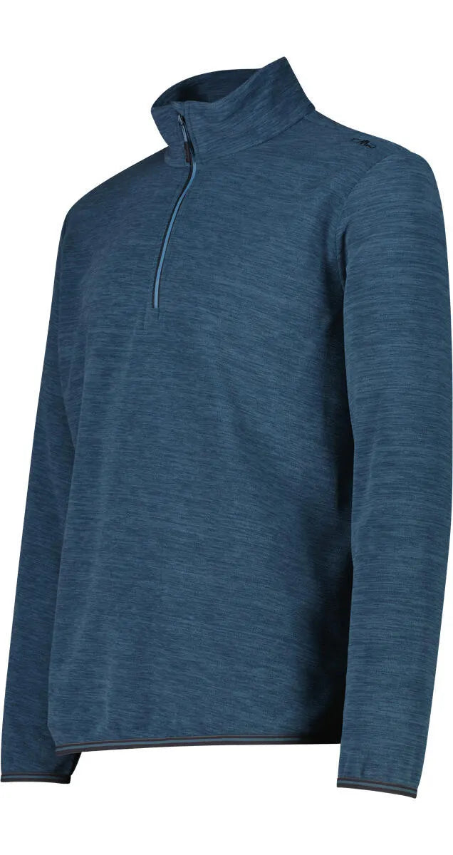 Fleecepullover mit Stehkragen