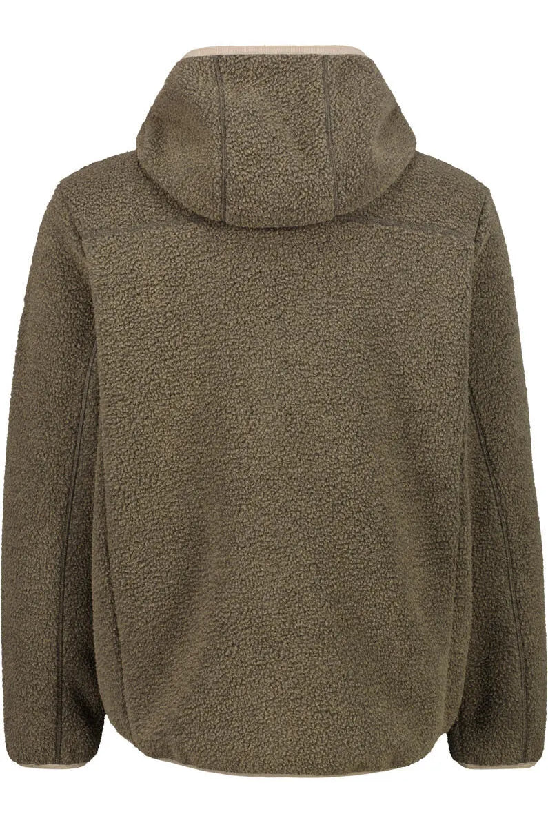 Fleecejacke mit Kapuze