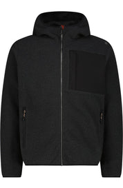 Fleecejacke mit Kapuze