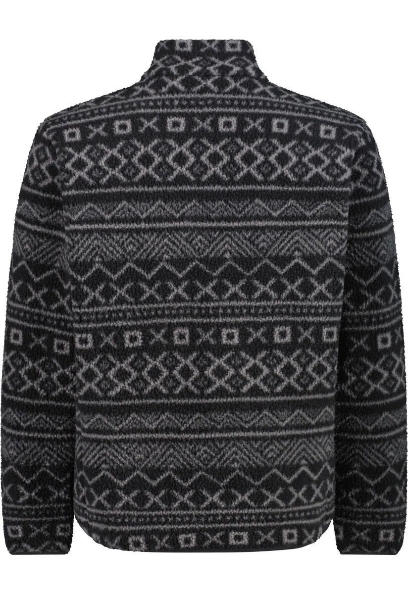 Fleecejacke mit Stehkragen