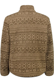 Fleecejacke mit Stehkragen