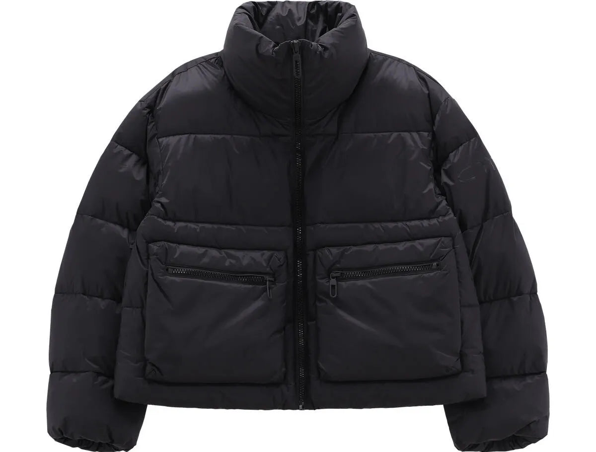 Puffer-Steppjacke mit Stehkragen